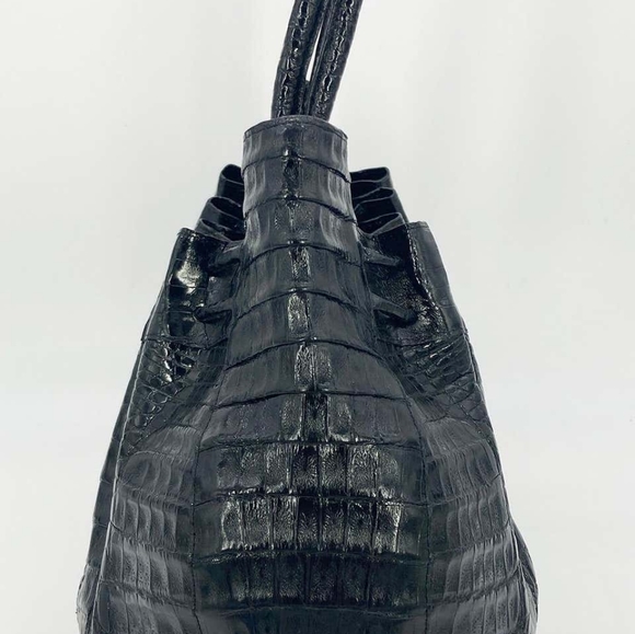 Nancy Gonzalez Black Croc Large Tote - Picture 2 of 13